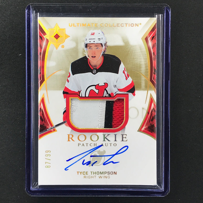2021-22 Ultimate Collection Tyce Thompson Base Rookie Patch Auto 87/99