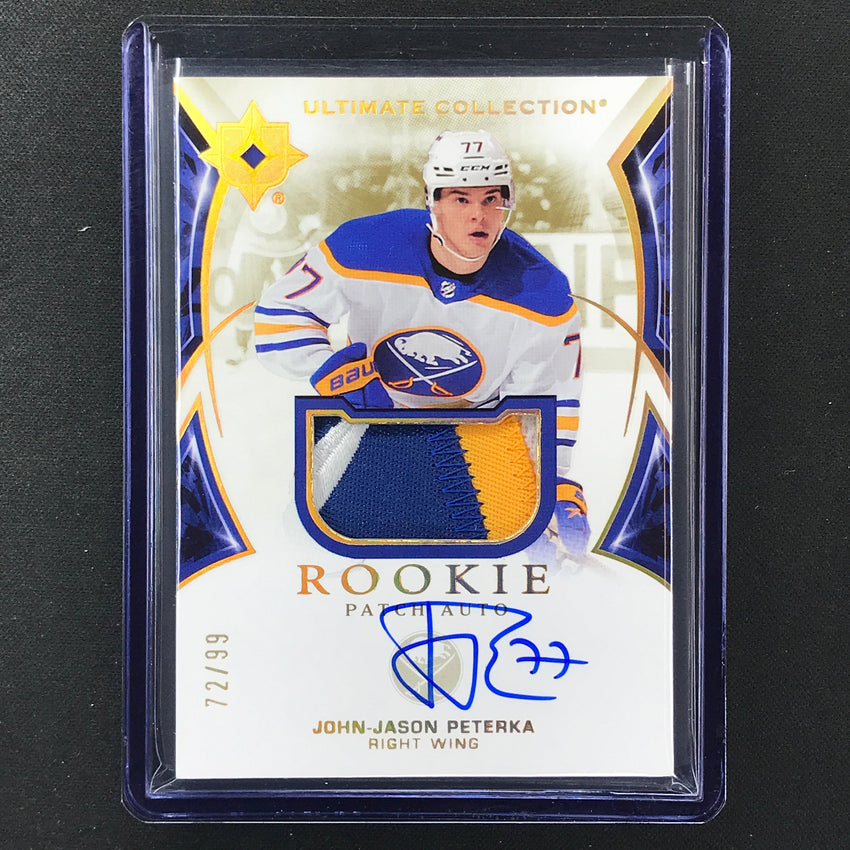 2021-22 Ultimate Collection John-jason Peterka Base Rookie Patch Auto 72/99