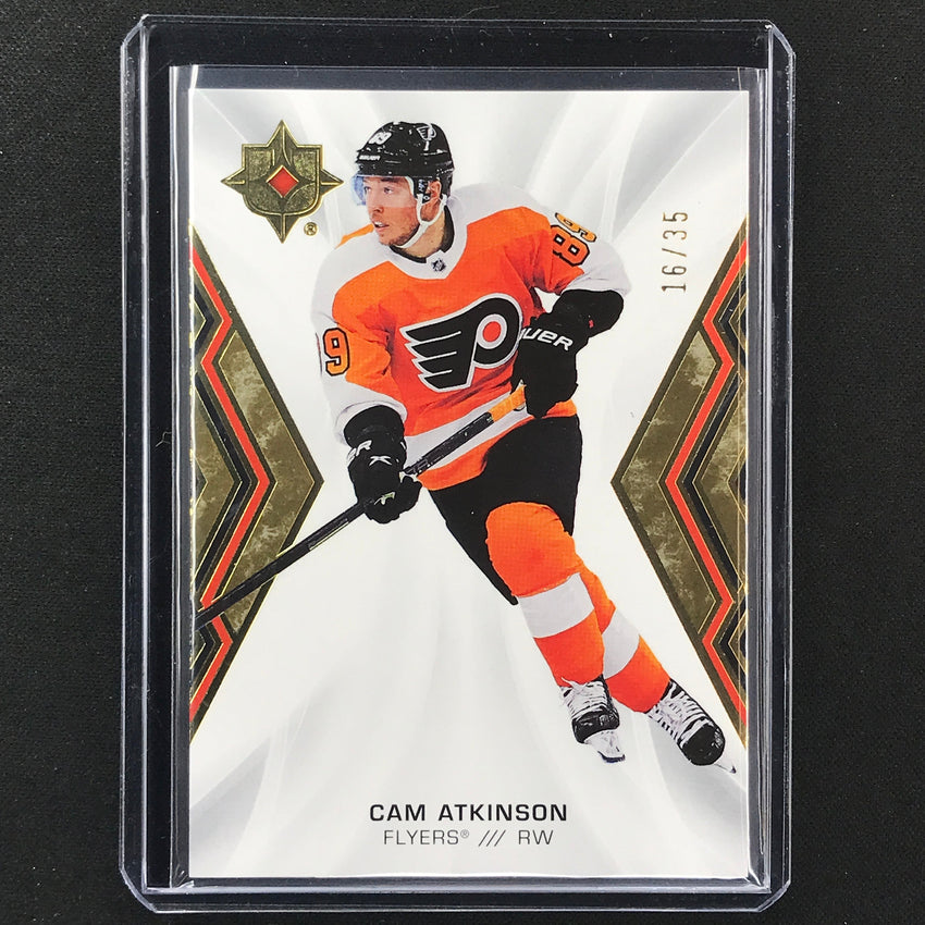 2021-22 Ultimate Collection Cam Atkinson Veteran Base Gold 16/35