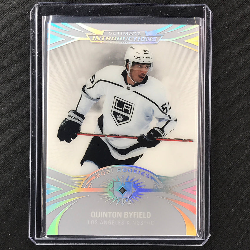 2021-22 Ultimate Collection Quinton Byfield Introductions Rookie Base No 5