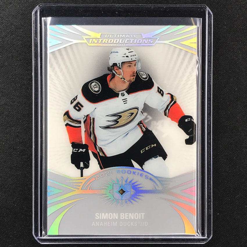 2021-22 Ultimate Collection Simon Benoit Introductions Rookie Base No 65