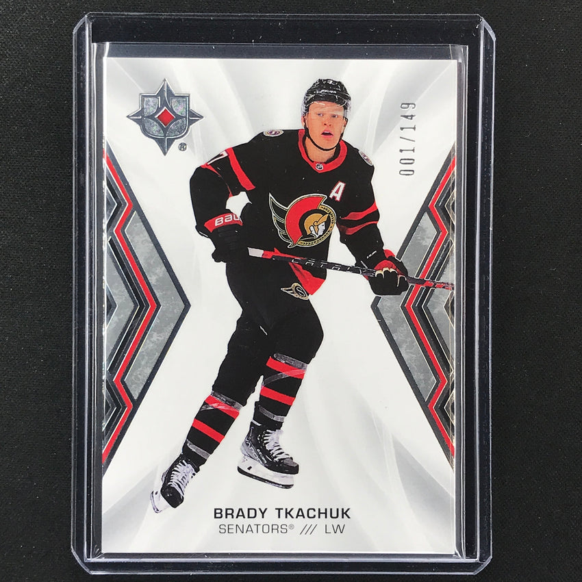 2021-22 Ultimate Collection Brady Tkachuk Veteran Base Silver 1/149