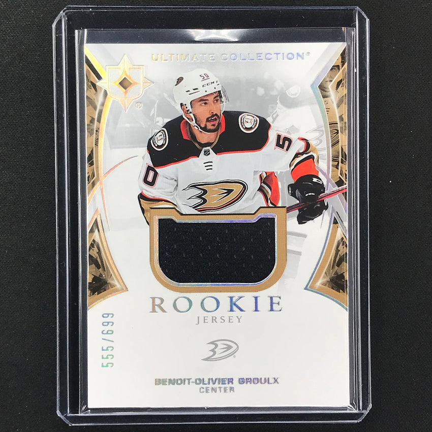 2021-22 Ultimate Collection Benoit-olivier Groulx Base Rookie Jersey 555/699