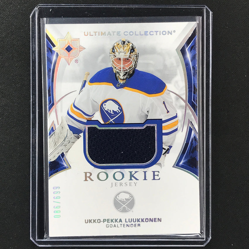 2021-22 Ultimate Collection Ukko-pekka Luukkonen Base Rookie Jersey 86/699