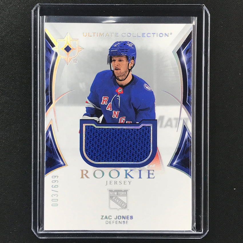 2021-22 Ultimate Collection Zac Jones Base Rookie Jersey 3/699