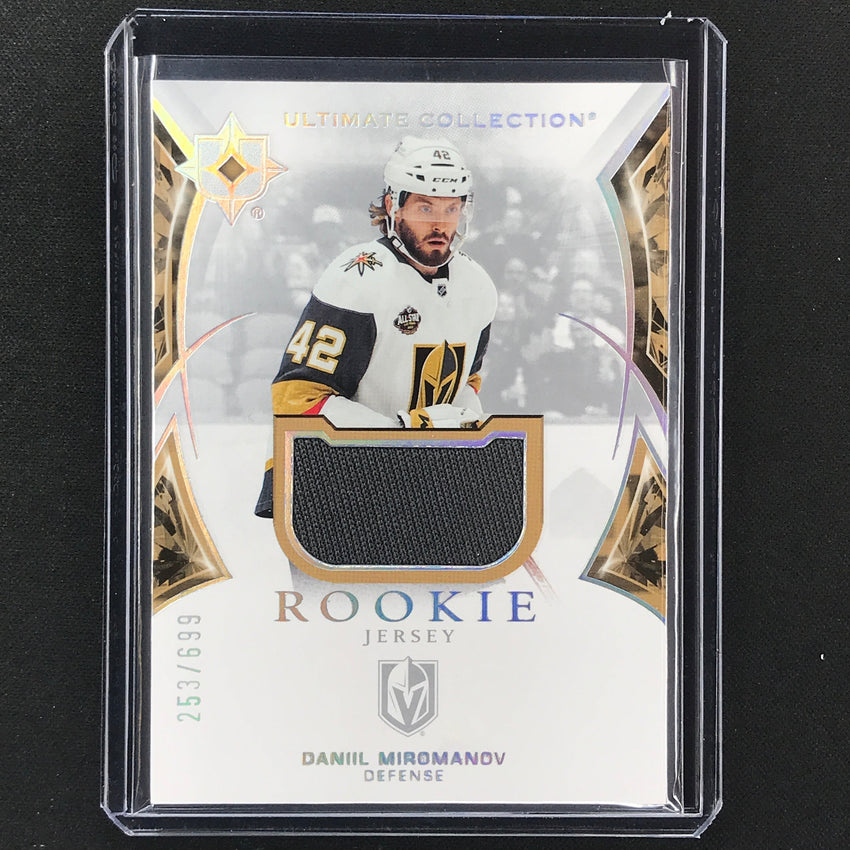 2021-22 Ultimate Collection Daniil Miromanov Base Rookie Jersey 253/699