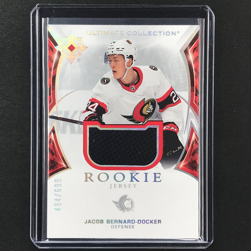 2021-22 Ultimate Collection Jacob Bernard-docker Base Rookie Jersey 494/699