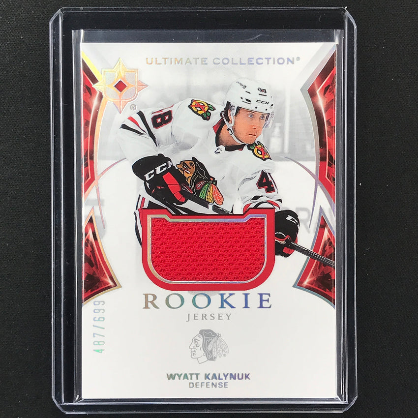 2021-22 Ultimate Collection Wyatt Kalynuk Base Rookie Jersey 487/699