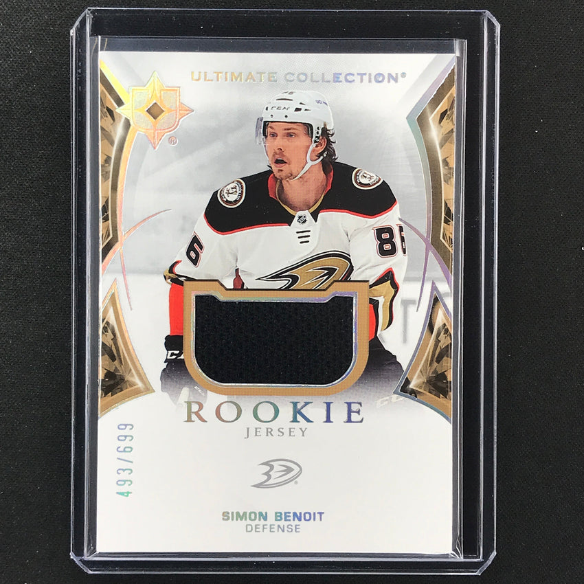 2021-22 Ultimate Collection Simon Benoit Base Rookie Jersey 493/699