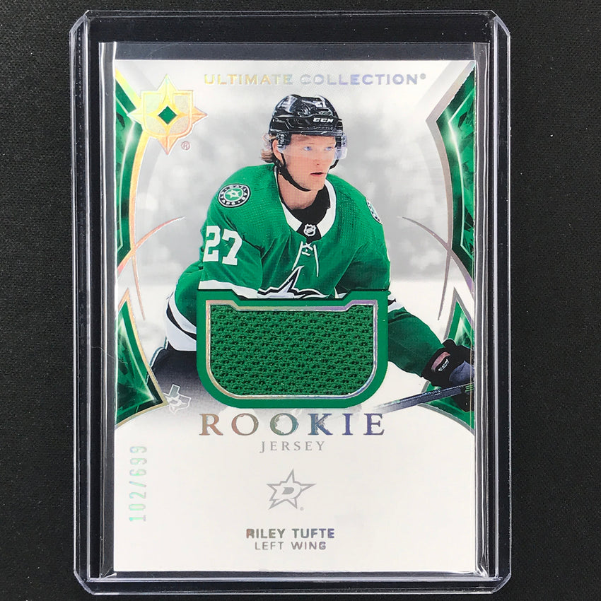 2021-22 Ultimate Collection Riley Tufte Base Rookie Jersey 102/699