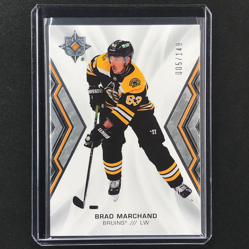 2021-22 Ultimate Collection Brad Marchand Veteran Base Silver 5/149