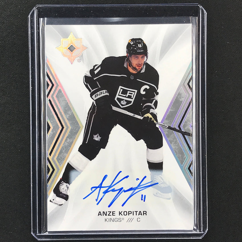 2021-22 Ultimate Collection Anze Kopitar Base Auto Silver No 51