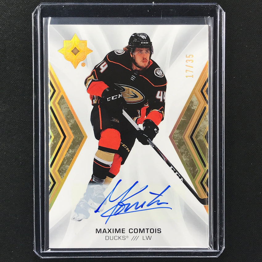 2021-22 Ultimate Collection Maxime Comtois Base Auto Gold 17/35