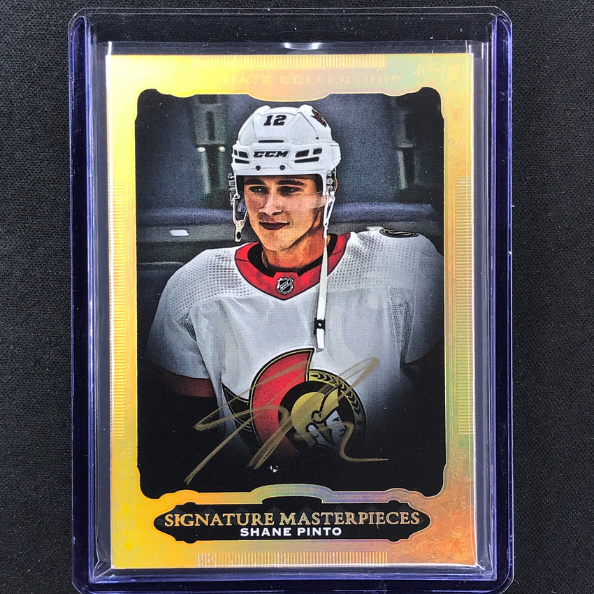 2021-22 Ultimate Collection Shane Pinto Signature Masterpieces Auto No Pi