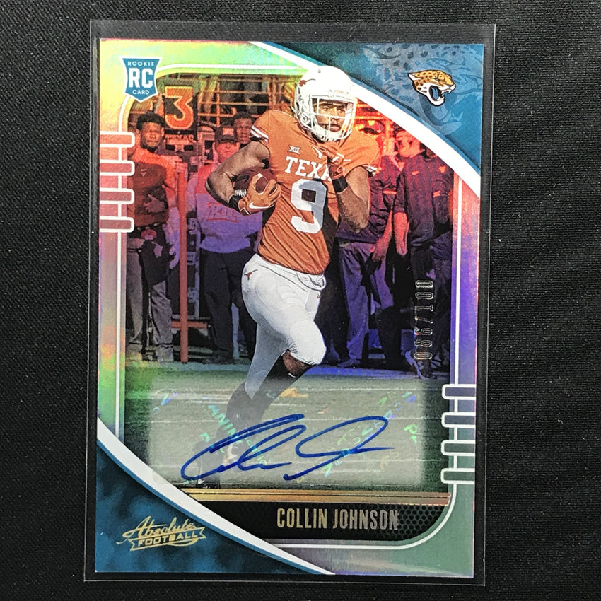 2020 Absolute COLLIN JOHNSON Rookie Auto Silver 86/100-Cherry Collectables