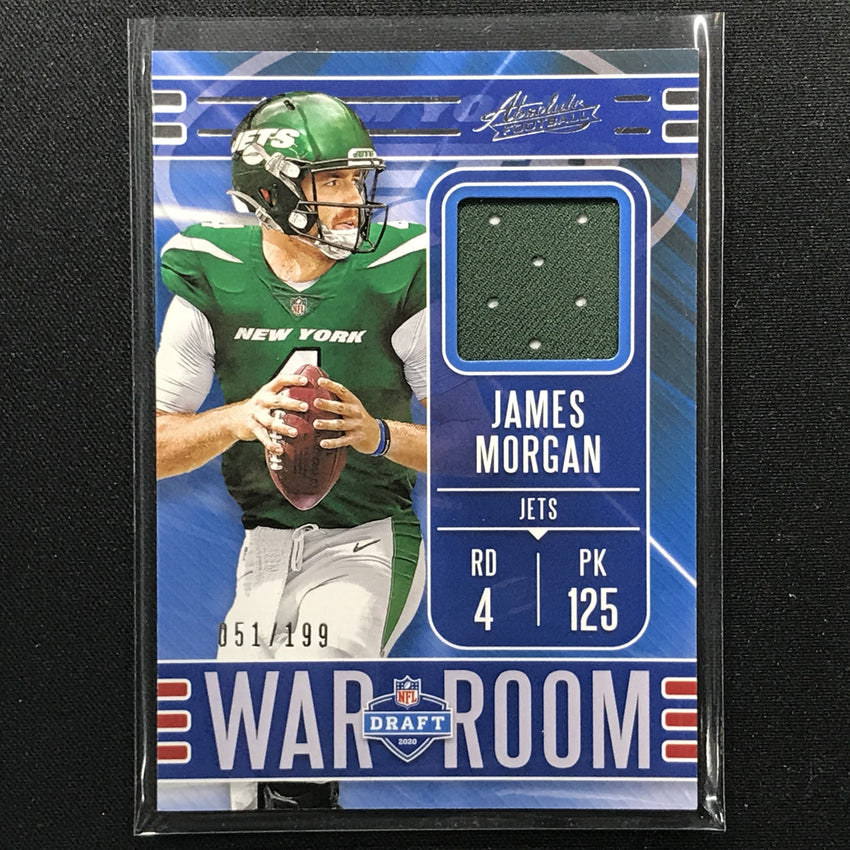 2020 Absolute JAMES MORGAN War Room Patch 51/199-Cherry Collectables