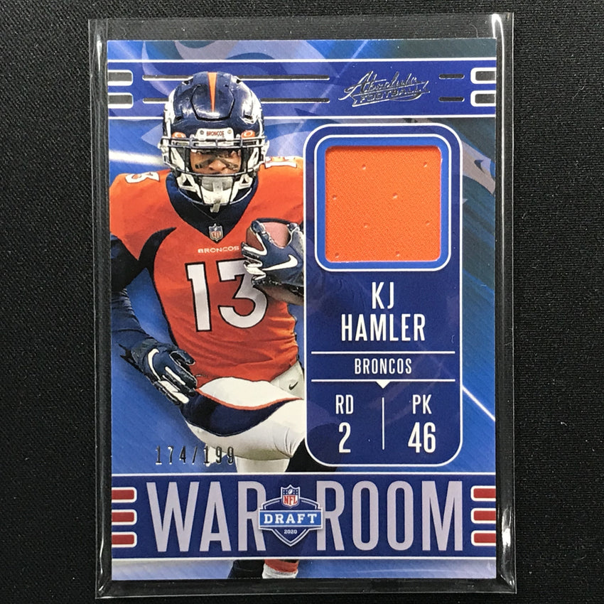 2020 Absolute KJ HAMLER War Room Patch 174/199-Cherry Collectables