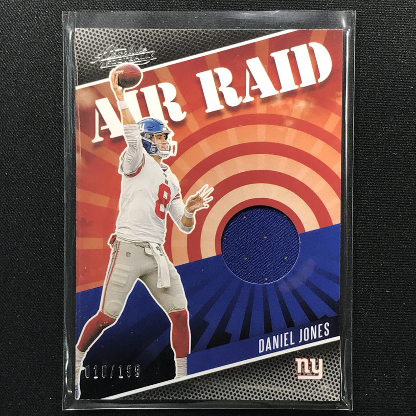 2020 Absolute DANIEL JONES Air Raid Jersey 10/199-Cherry Collectables