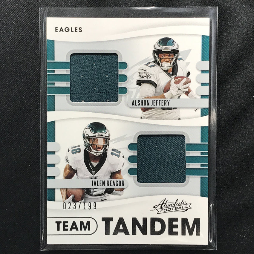 2020 Absolute ALSHON JEFFERY JALEN REAGOR Team Tandem 23/199-Cherry Collectables