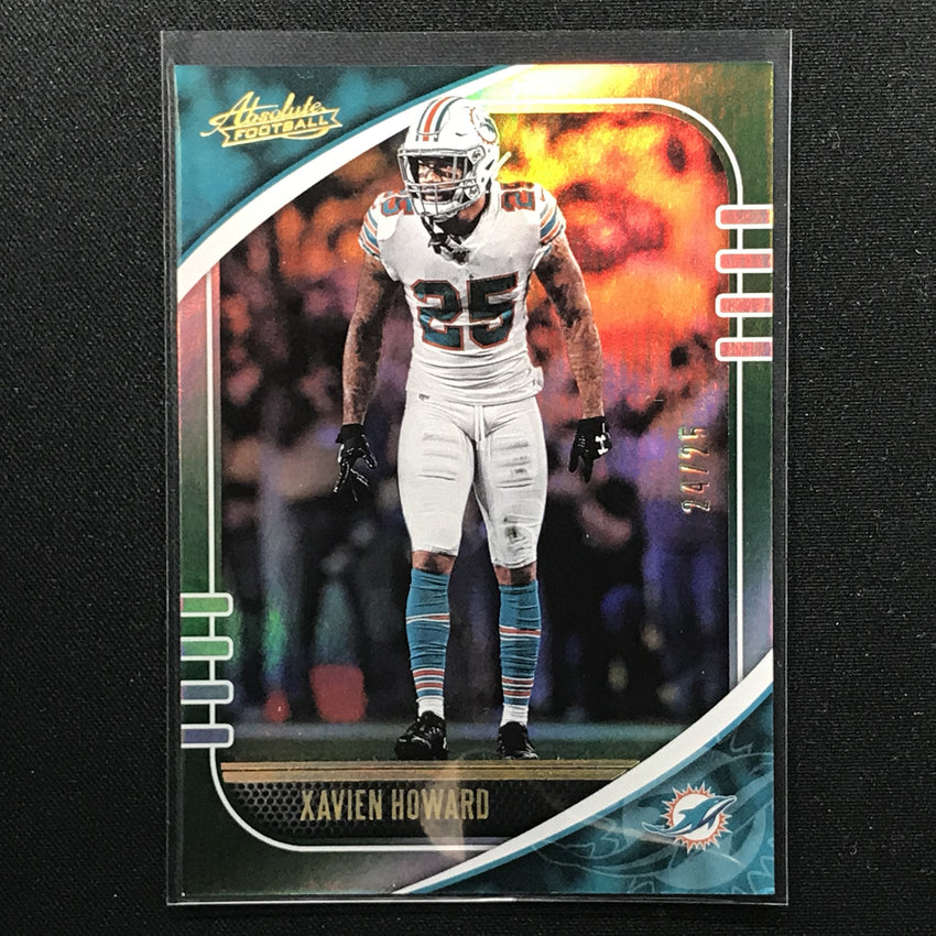 2020 Absolute XAVIEN HOWARD Green Holo Base 24/25-Cherry Collectables