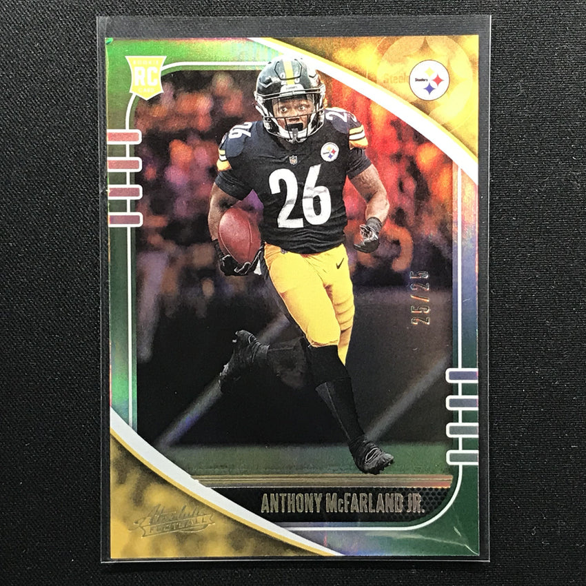 2020 Absolute ANTHONY MCFARLAND JR Rookie Green Holo Base 25/25-Cherry Collectables