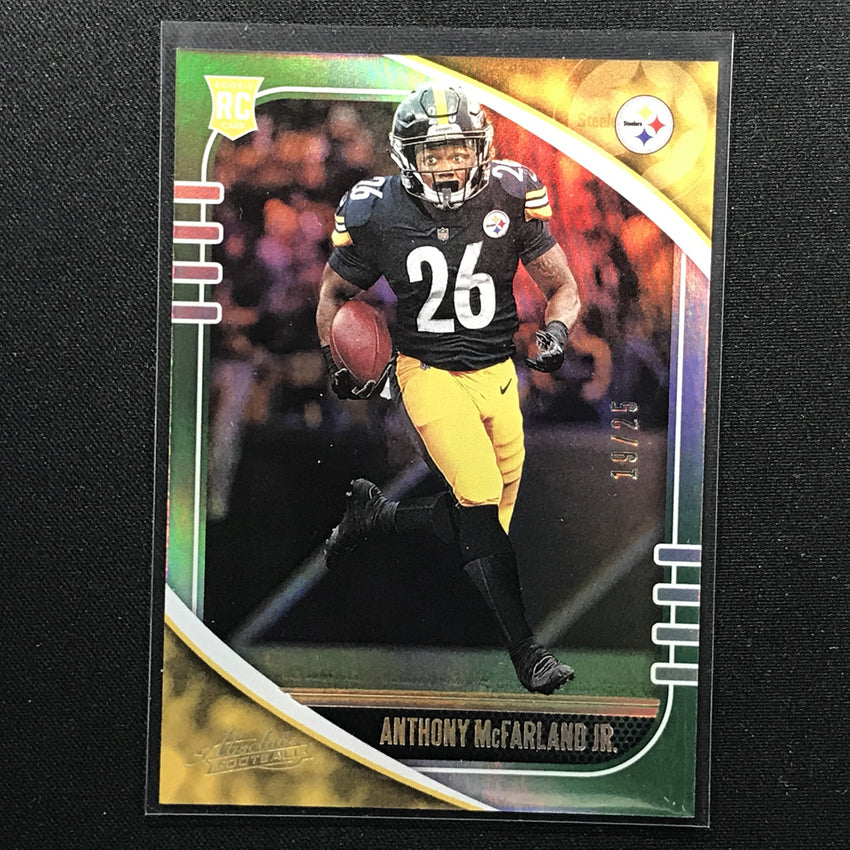 2020 Absolute ANTHONY MCFARLAND JR Rookie Green Holo Base 19/25-Cherry Collectables