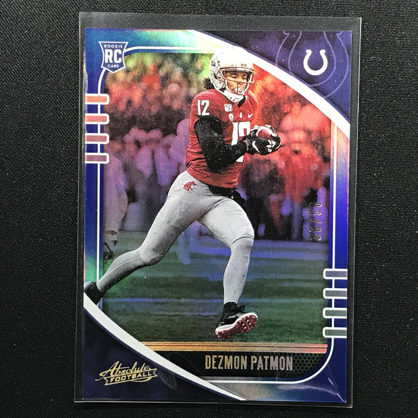 2020 Absolute DEZMON PATMON Rookie Blue Holo Base 36/50-Cherry Collectables