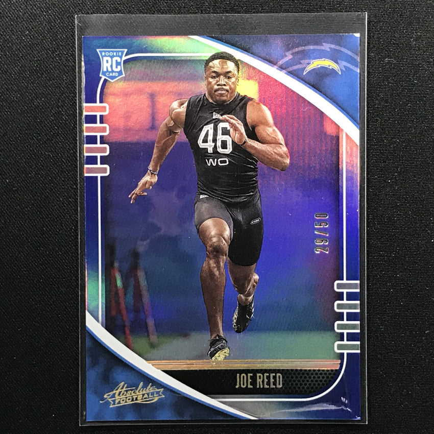 2020 Absolute JOE REED Rookie Blue Holo Base 29/50-Cherry Collectables