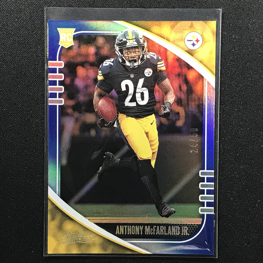 2020 Absolute ANTHONY MCFARLAND JR Rookie Blue Holo Base 24/50-Cherry Collectables