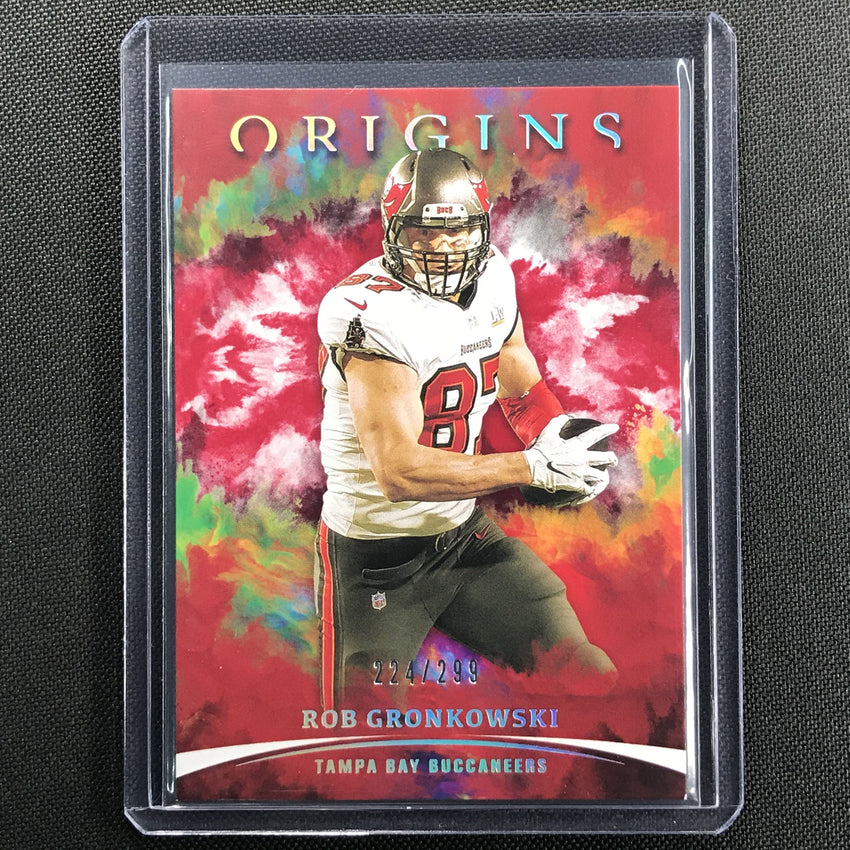 2021 Origins Rob Gronkowski Veteran Red 224/299