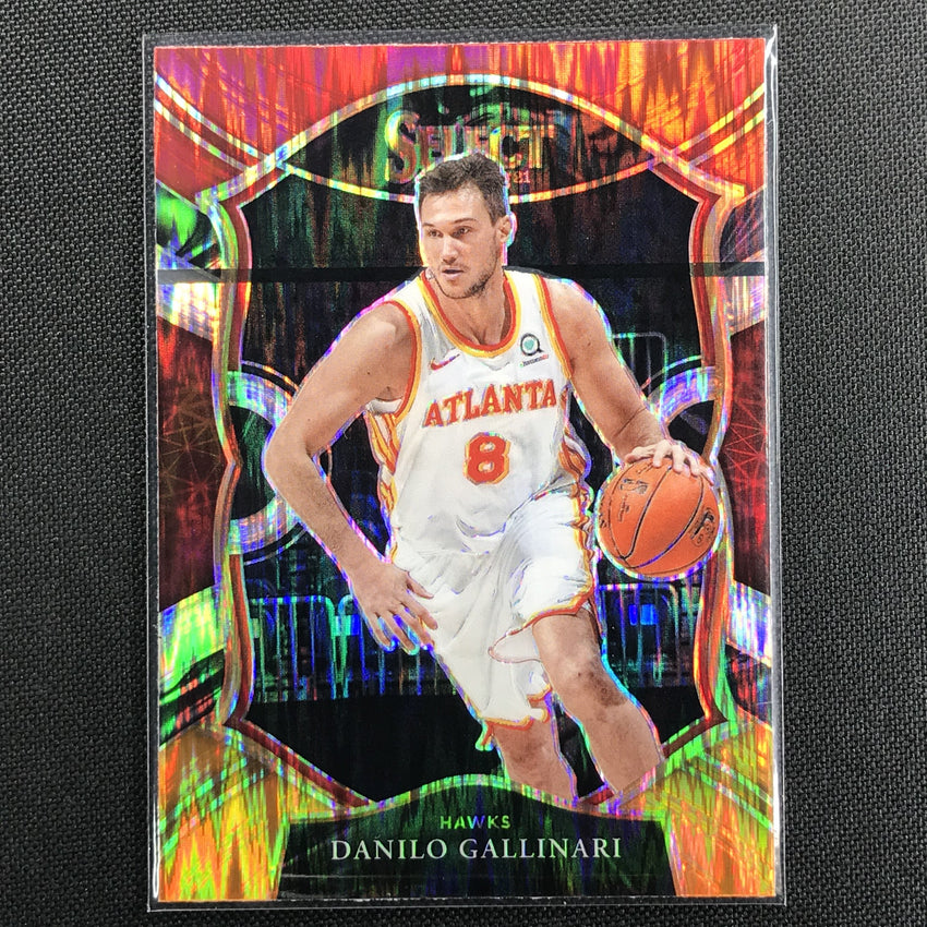 2020-21 Select DANILO GALLINARI Concourse Red White Orange Flash #35