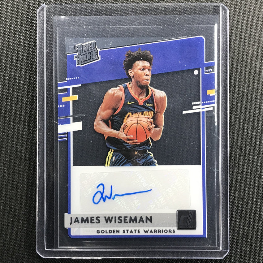 2020-21 Clearly Donruss JAMES WISEMAN Rated Rookie Auto #JWM