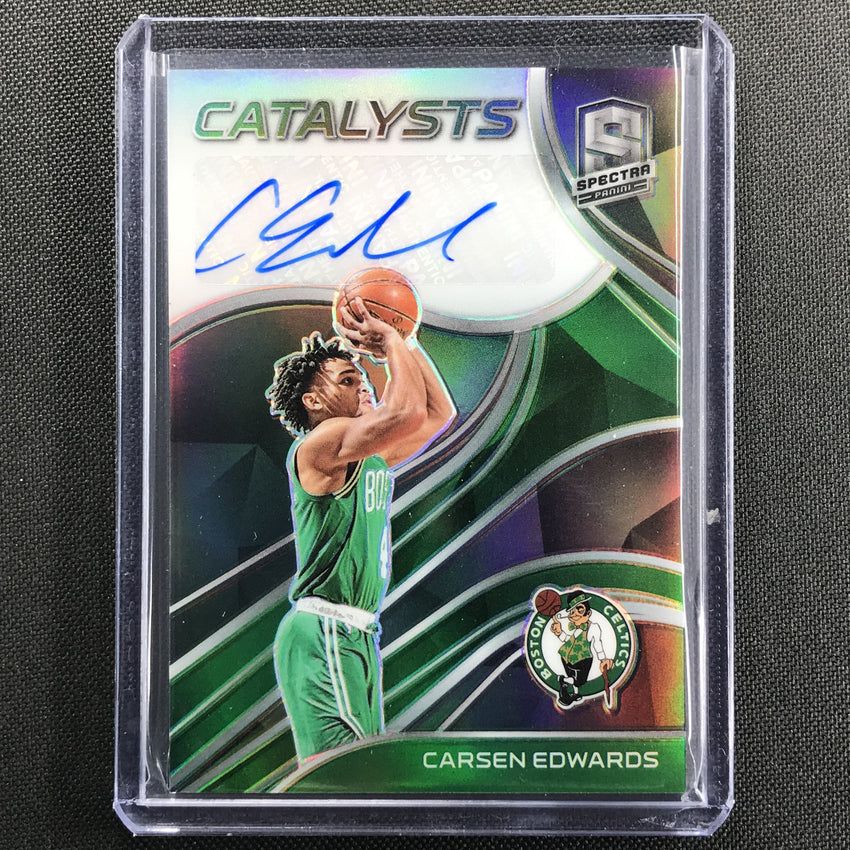 2020-21 Spectra Carsen Edwards Catalysts Auto 32/49