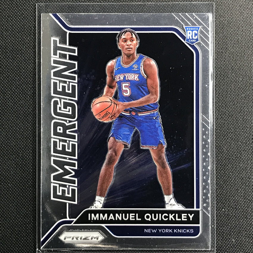 2020-21 Prizm IMMANUEL QUICKLEY Rookie Emergent #8