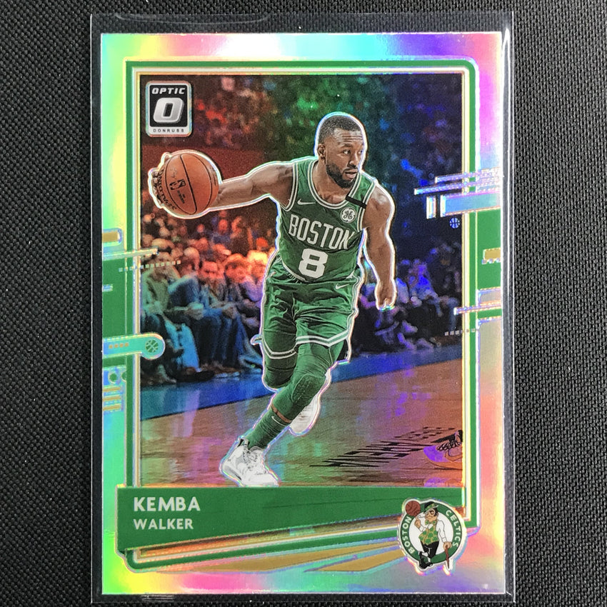 2020-21 Donruss Optic KEMBA WALKER Holo Silver #95