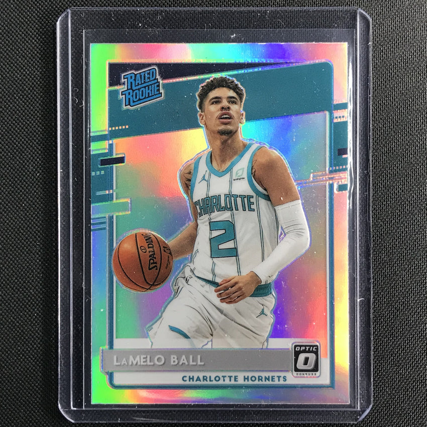 2020-21 Donruss Optic LAMELO BALL Rated Rookie Holo Silver #153