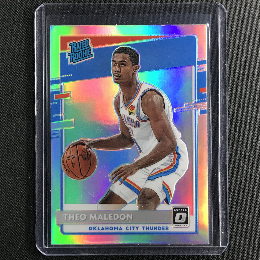2020-21 Donruss Optic THEO MALEDON Rated Rookie Holo Silver #184