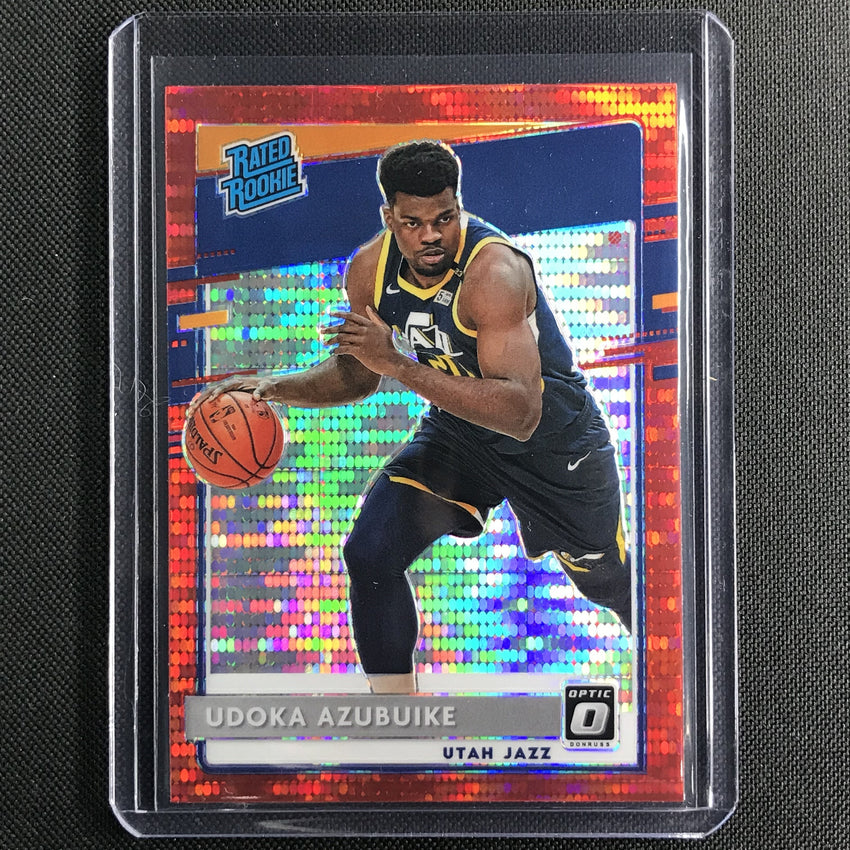 2020-21 Donruss Optic UDOKA AZUBUIKE Rated Rookie Red Pulsar #177