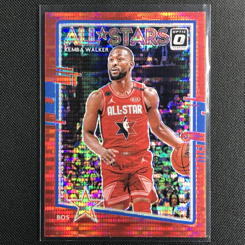 2020-21 Donruss Optic KEMBA WALKER All Stars Red Pulsar #12
