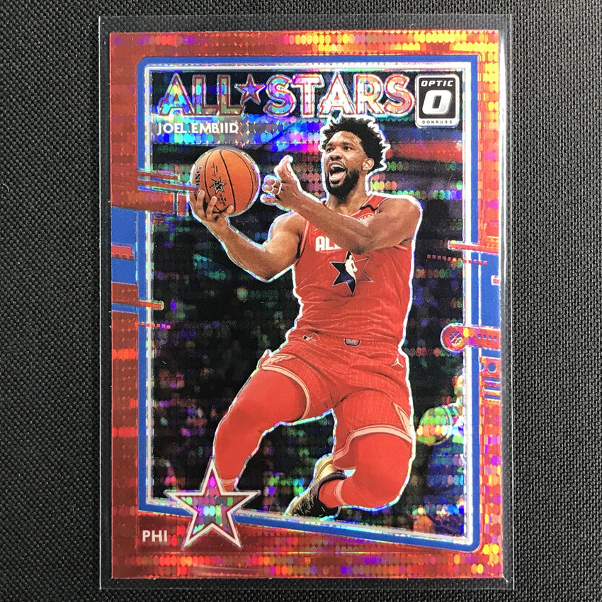 2020-21 Donruss Optic JOEL EMBIID All Stars Red Pulsar #17