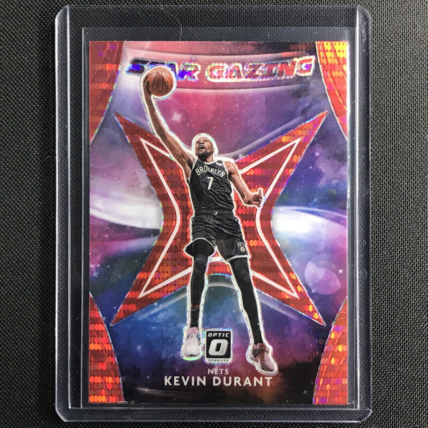 2020-21 Donruss Optic KEVIN DURANT Star Gazing Red Pulsar #6