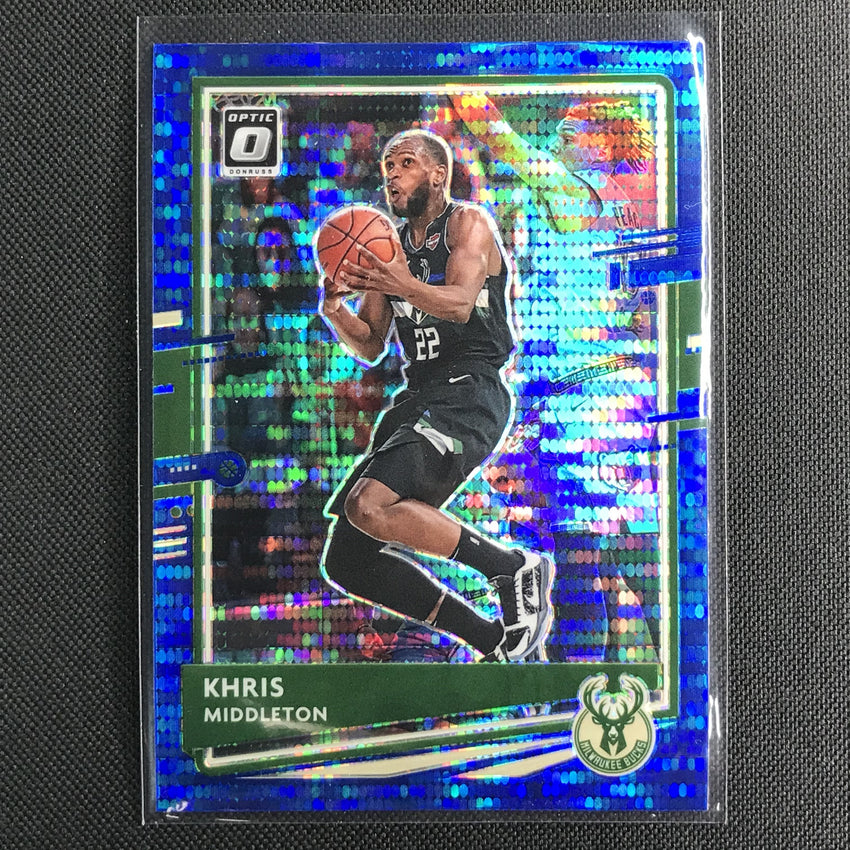 2020-21 Donruss Optic KHRIS MIDDLETON Blue Pulsar #55