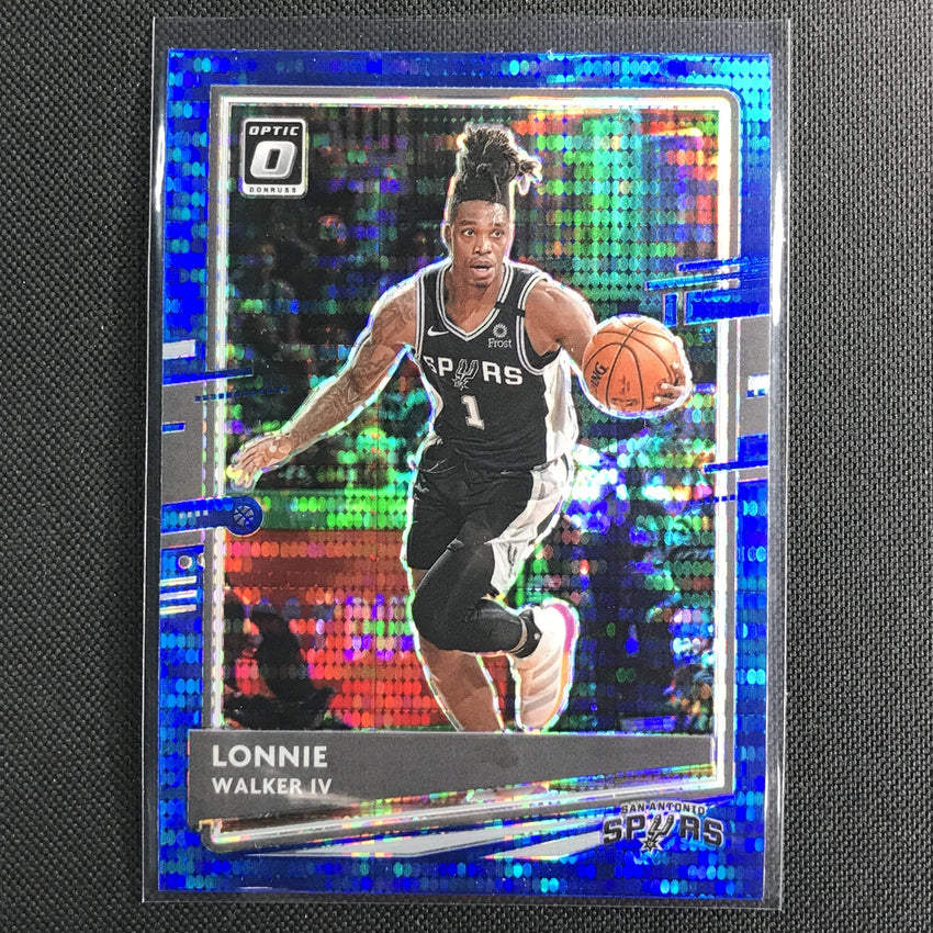 2020-21 Donruss Optic LONNIE WALKER Blue Pulsar #83