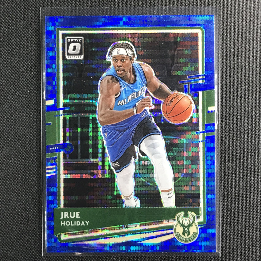 2020-21 Donruss Optic JRUE HOLIDAY Blue Pulsar #106