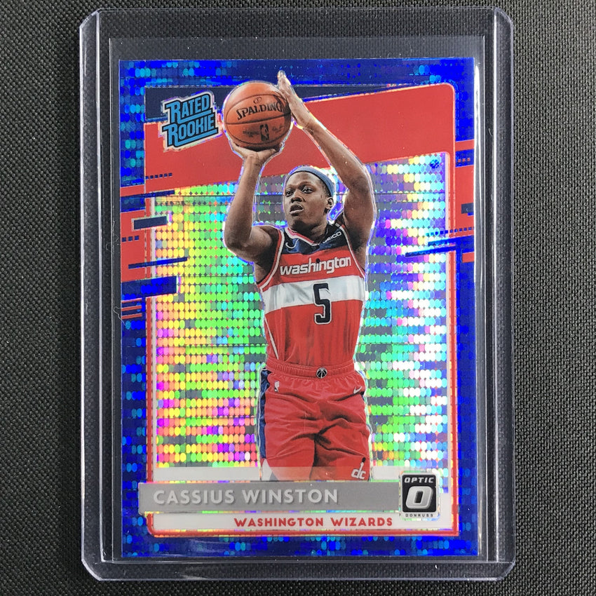 2020-21 Donruss Optic CASSIUS STANLEY Rated Rookie Blue Pulsar #198