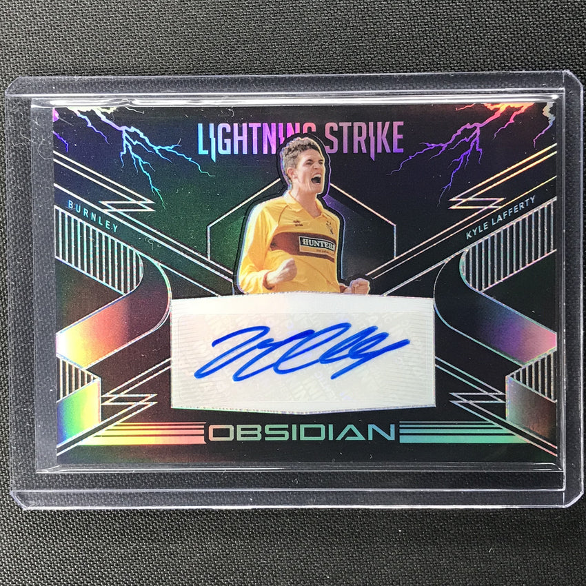 2020-21 Obsidian Kyle Lafferty Lightning Strike Auto 9/149