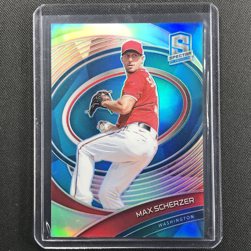 2021 Spectra Max Scherzer Veteran Neon Blue 11/50