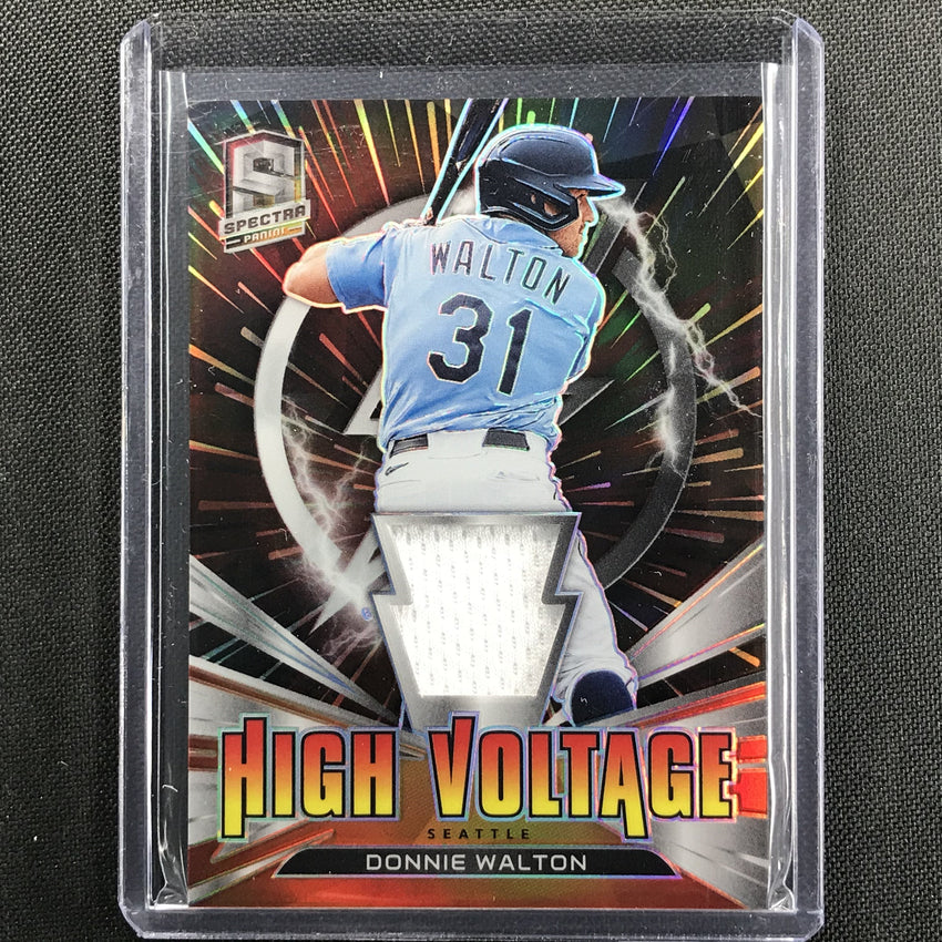 2021 Spectra Donnie Walton High Voltage Jerseys Relic Hyper 57/75