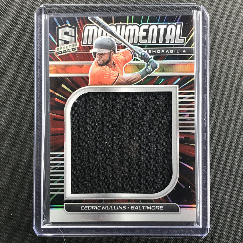 2021 Spectra Cedric Mullins Monumental Memorabilia Jersey Hyper 47/75
