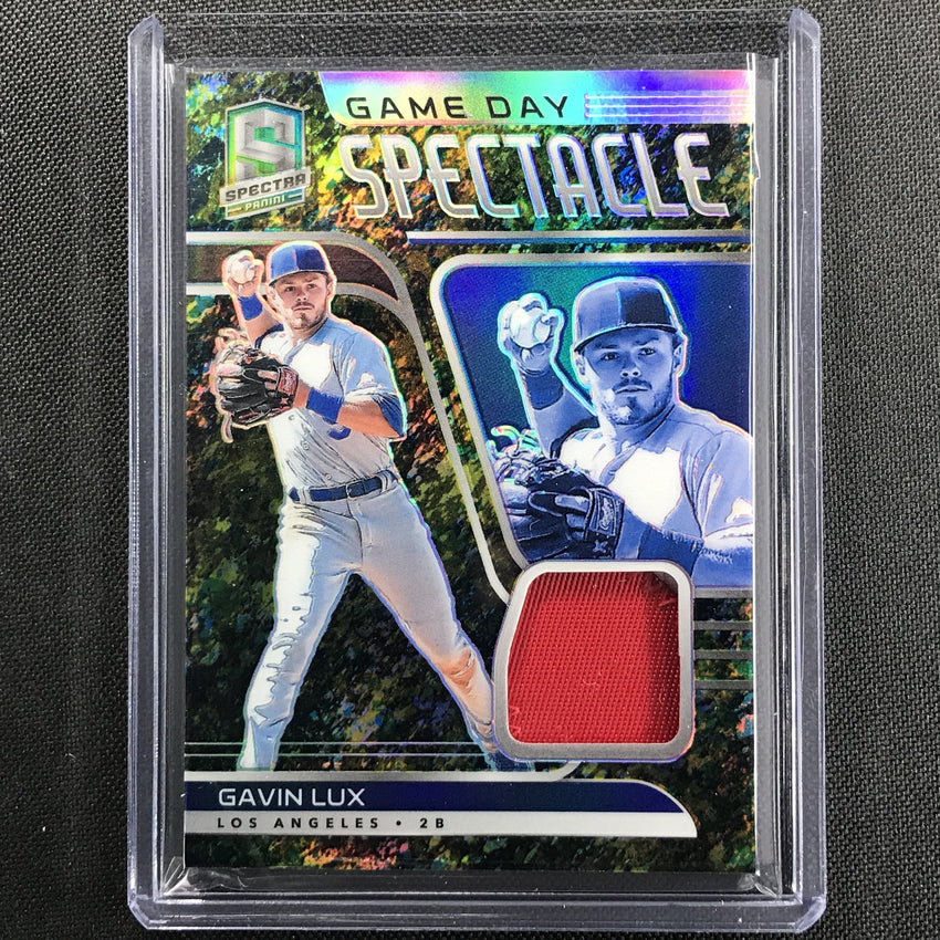 2021 Spectra Gavin Lux Game Day Spectacle Jersey Splatter 5/8